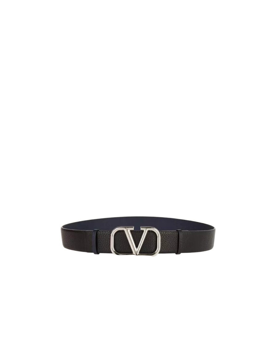 Valentino Double-sided Belt In Black