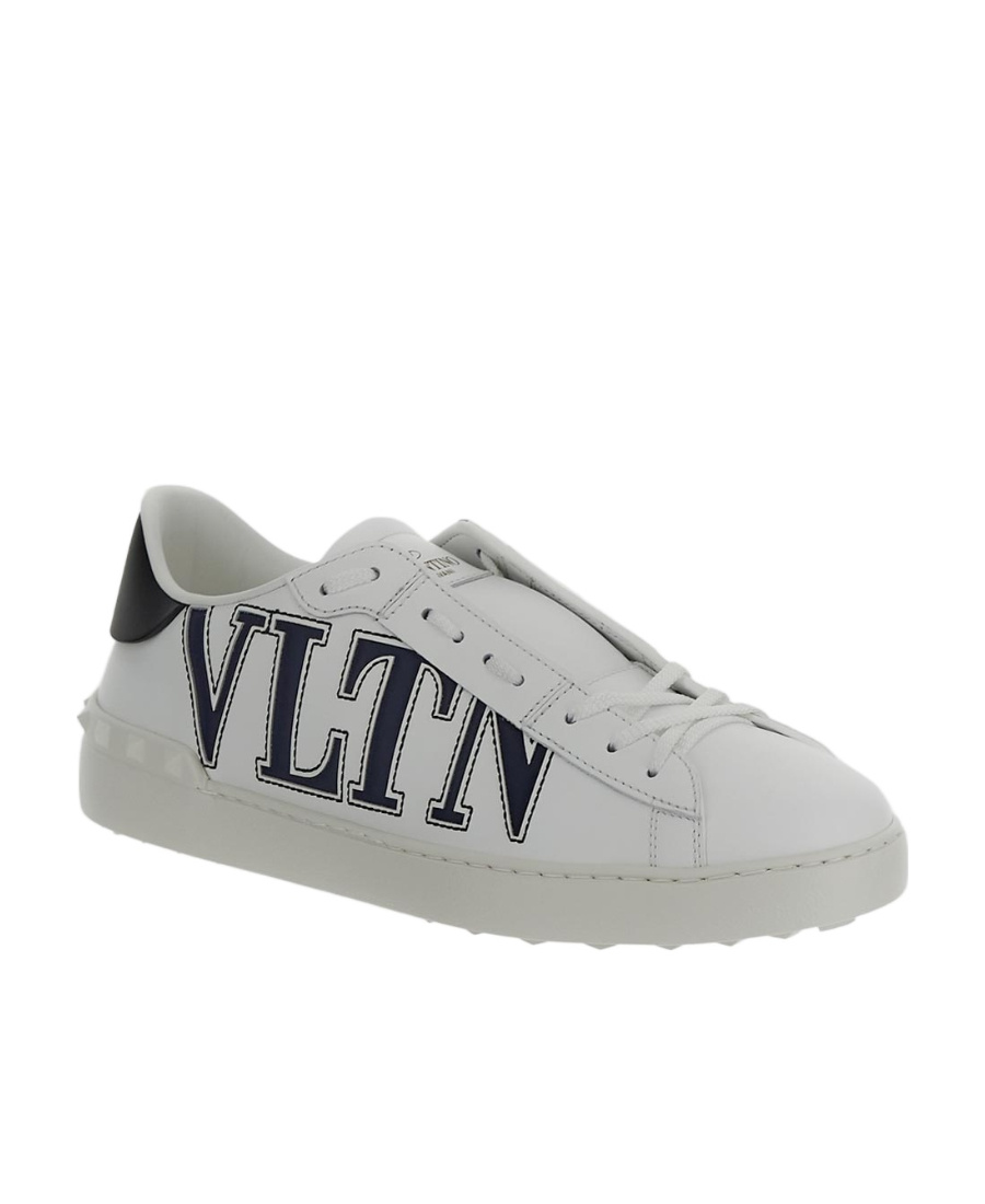 Valentino Garavani Rockstud Vltn Lace-up Sneakers In White