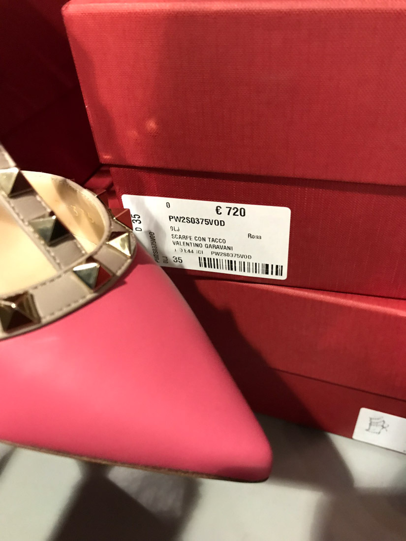 Shop Valentino Rockstud' High Heels In Nude