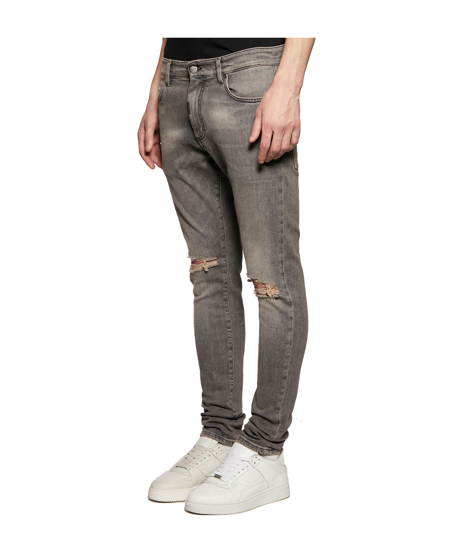 Represent Ripped Jeans In Gray
