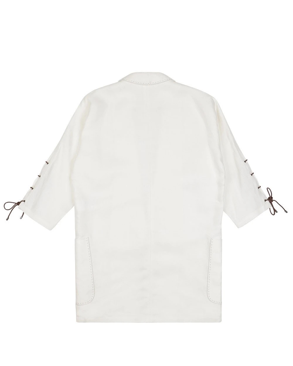 Max Mara Lapel Casual Jacket In White