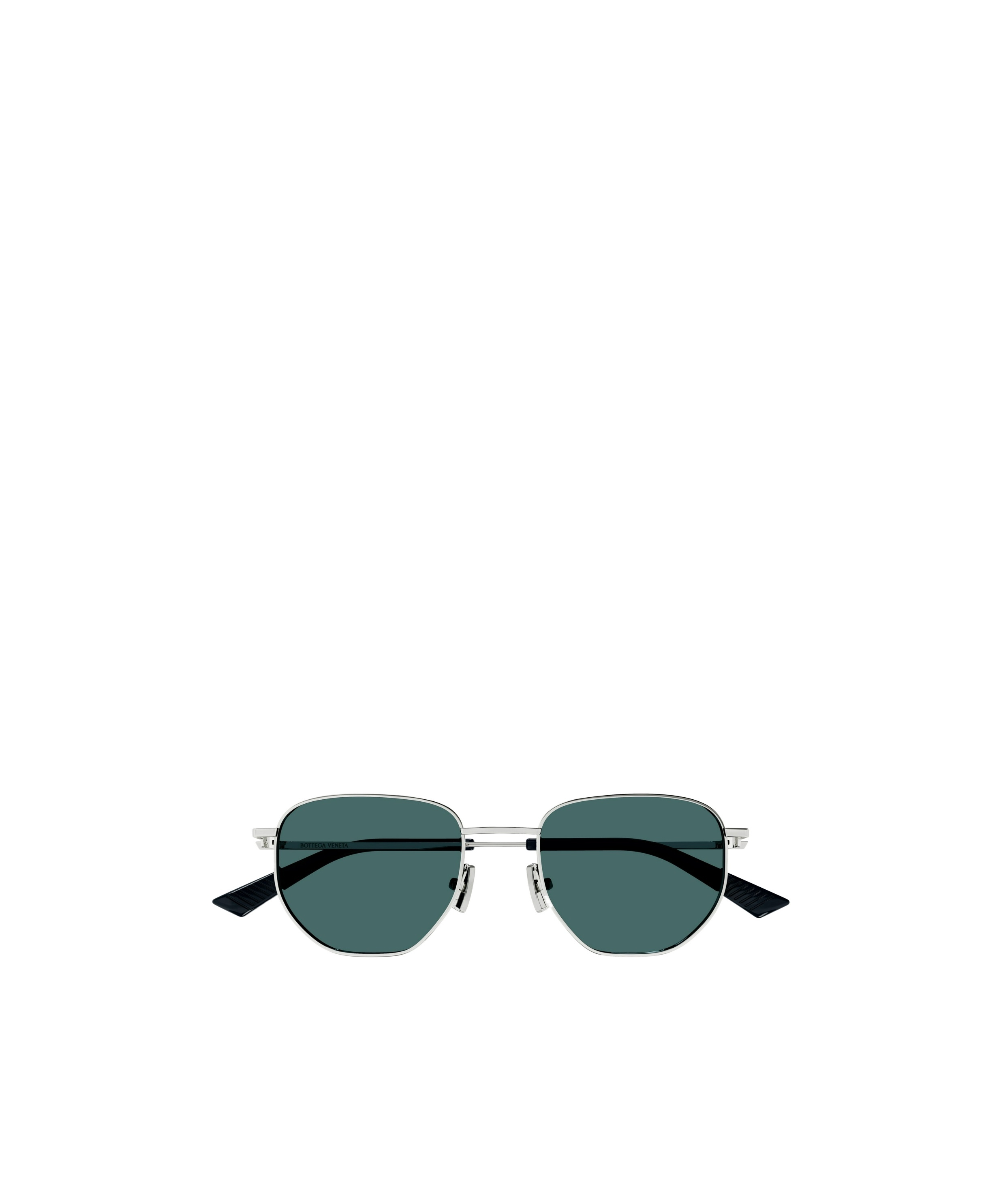 Bottega Veneta Logo Sunglasses In Green