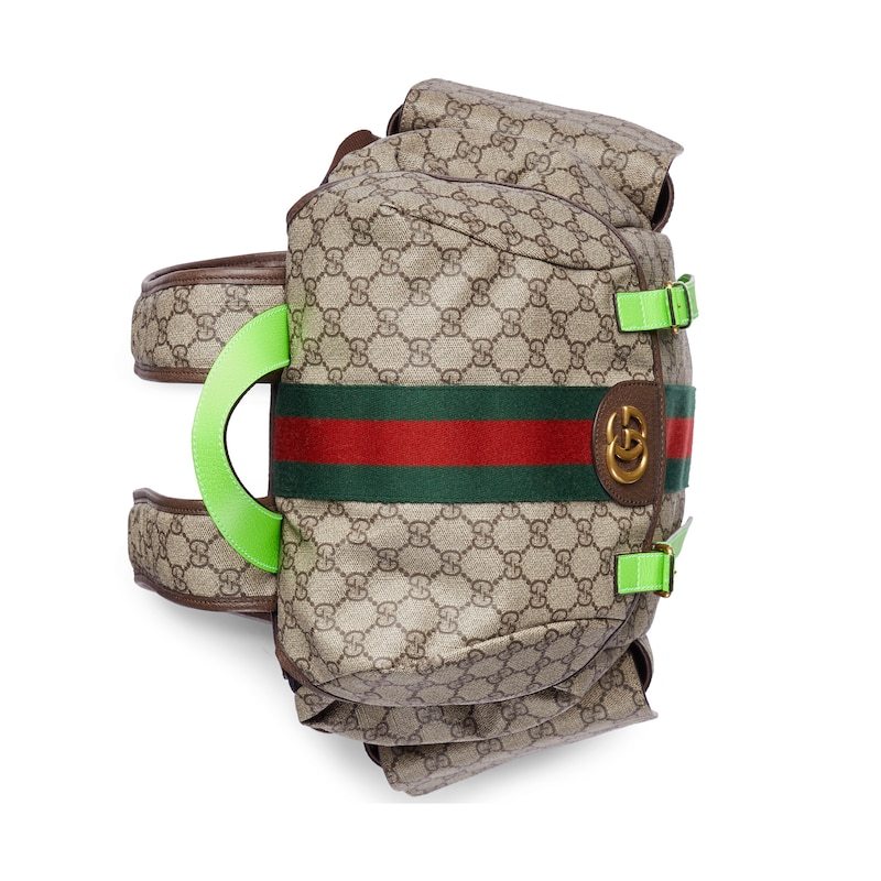 Shop Gucci Ophidia Medium Backpack In Multicolor