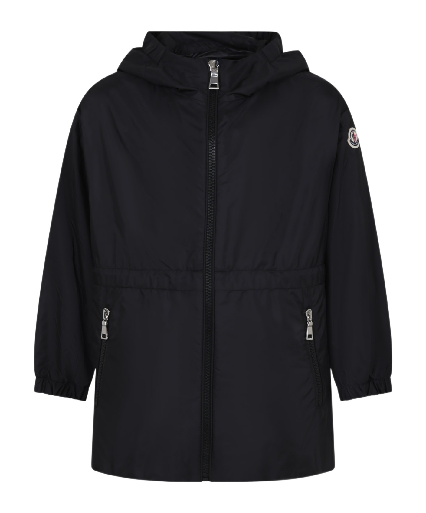 Moncler Enfant Wete Parka In Black