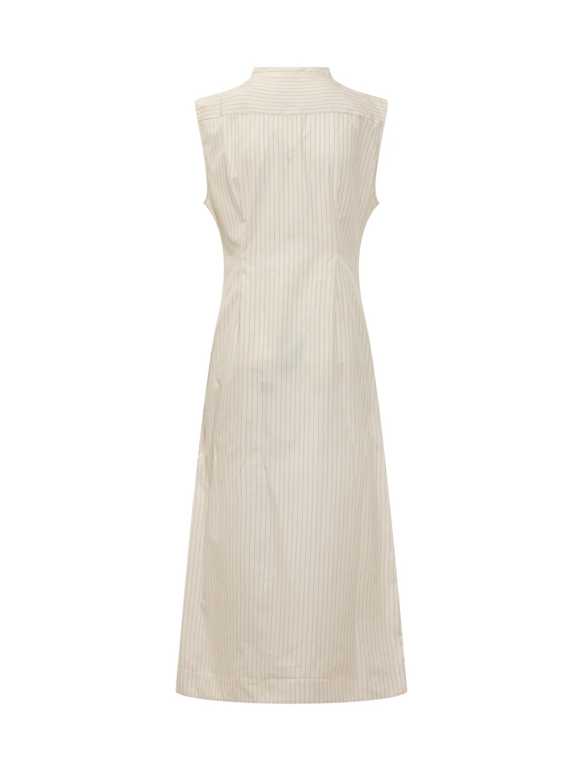 Loulou Studio Maui Striped Maxi Dress In Brown