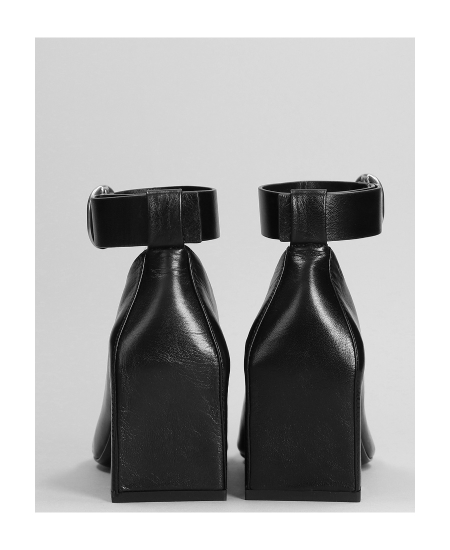 Jil Sander Woman Pumps Black Size 5 Soft Leather In Black
