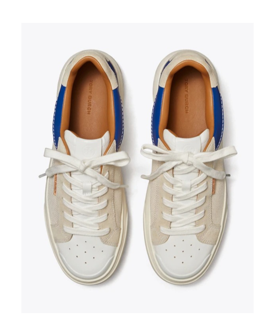 TORY BURCH LADYBUG LACE-UP SNEAKERS 