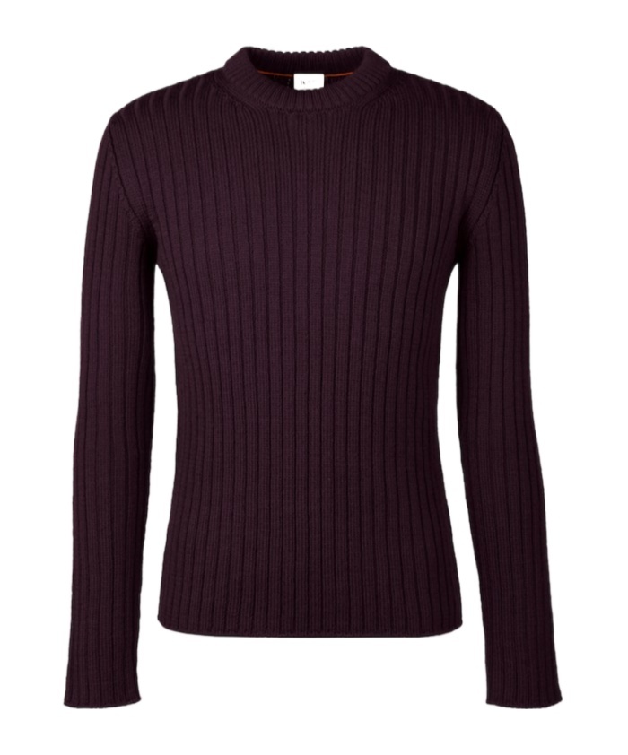 Tod's Ribbed Crew-neck Sweater In Brown