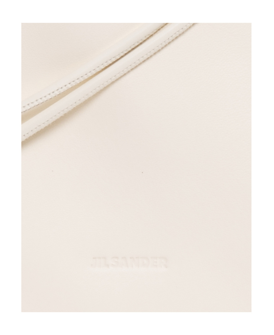 Jil Sander Drawstring-fastening Shoulder Bag In White