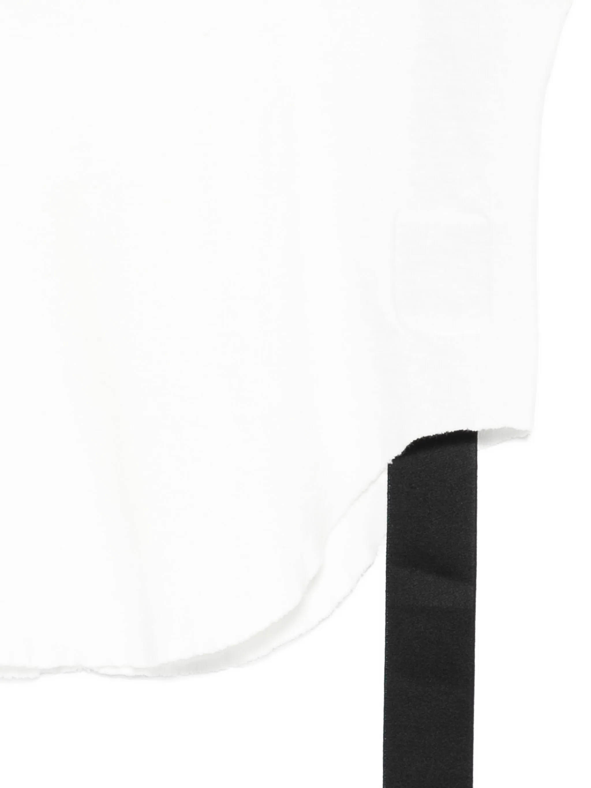 Rick Owens Drkshdw Cropped Tank Top Featuring Asymmetric Hem In White