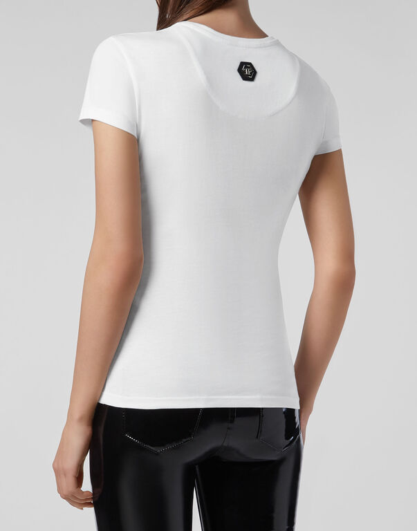 Philipp Plein Logo Details T-shirt In White