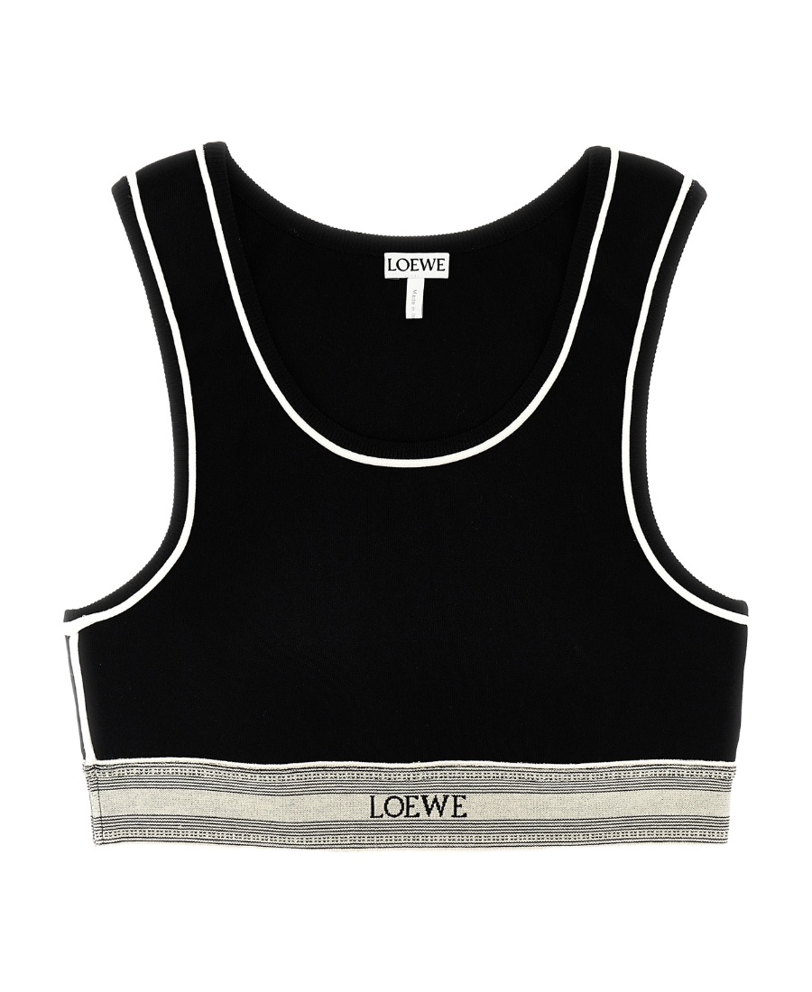 Loewe Logo Vest In Black