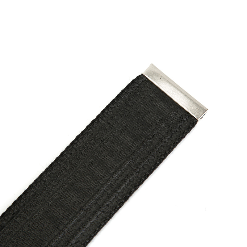 Diesel B-1dr Tape Cotton Belt In Black