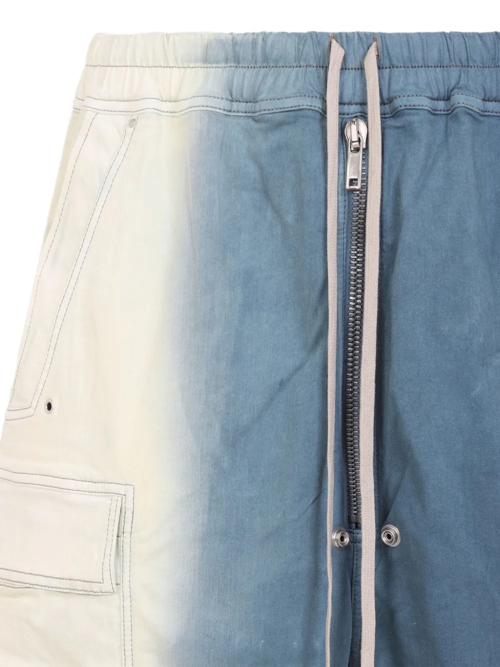 Shop Rick Owens Drkshdw Cargobela Shorts In Blue