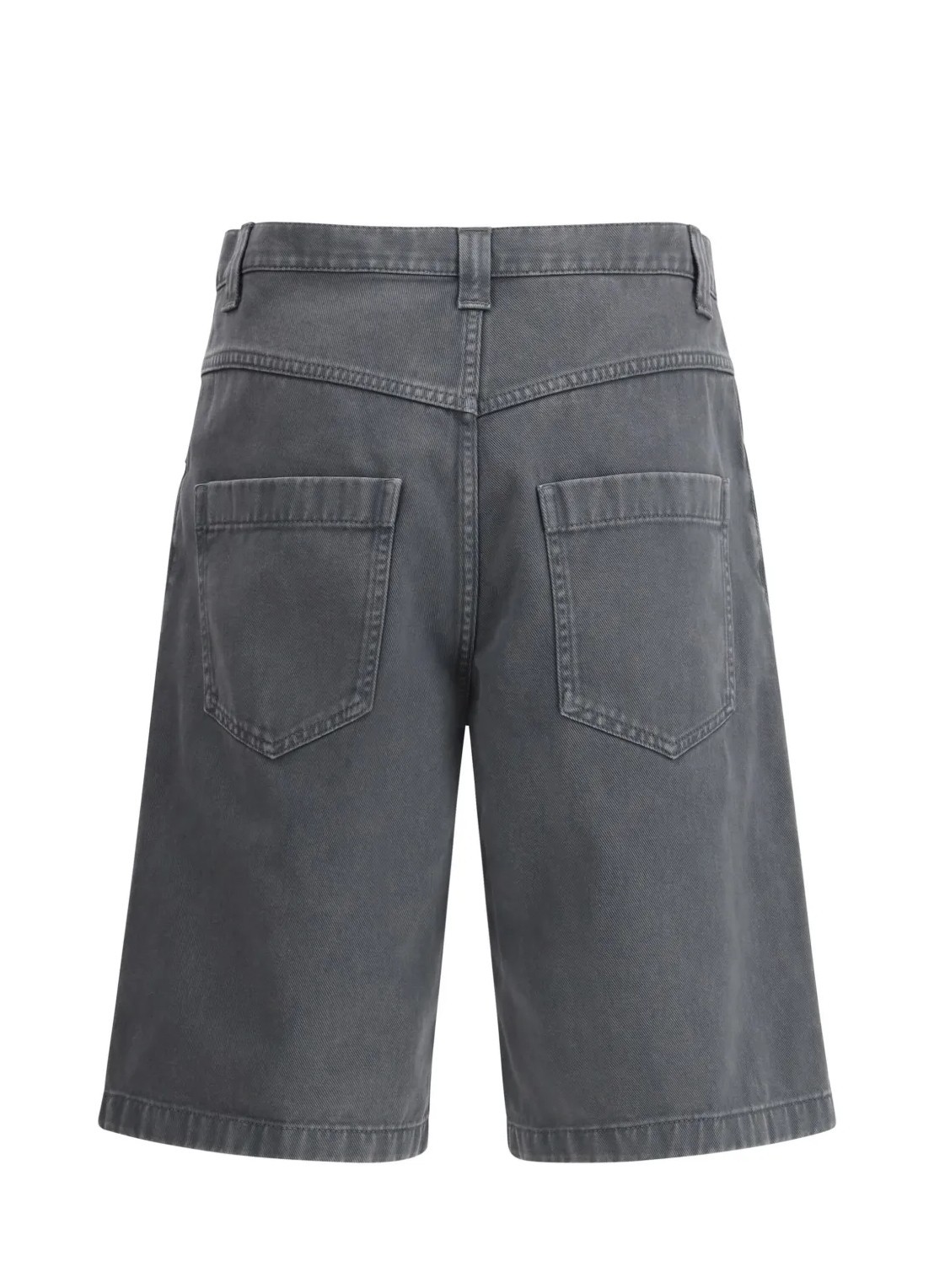 Moschino Belt Loop Shorts In Gray
