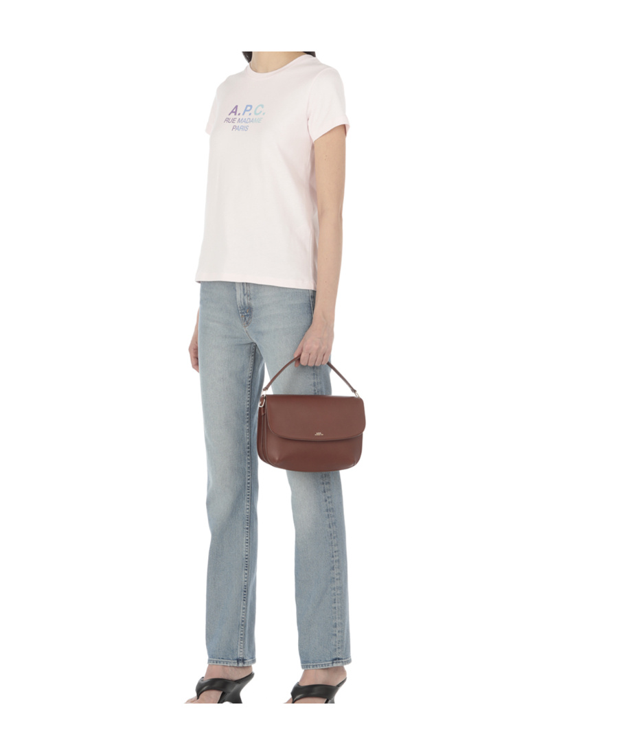 Apc Sarah Shouder Bag In Brown
