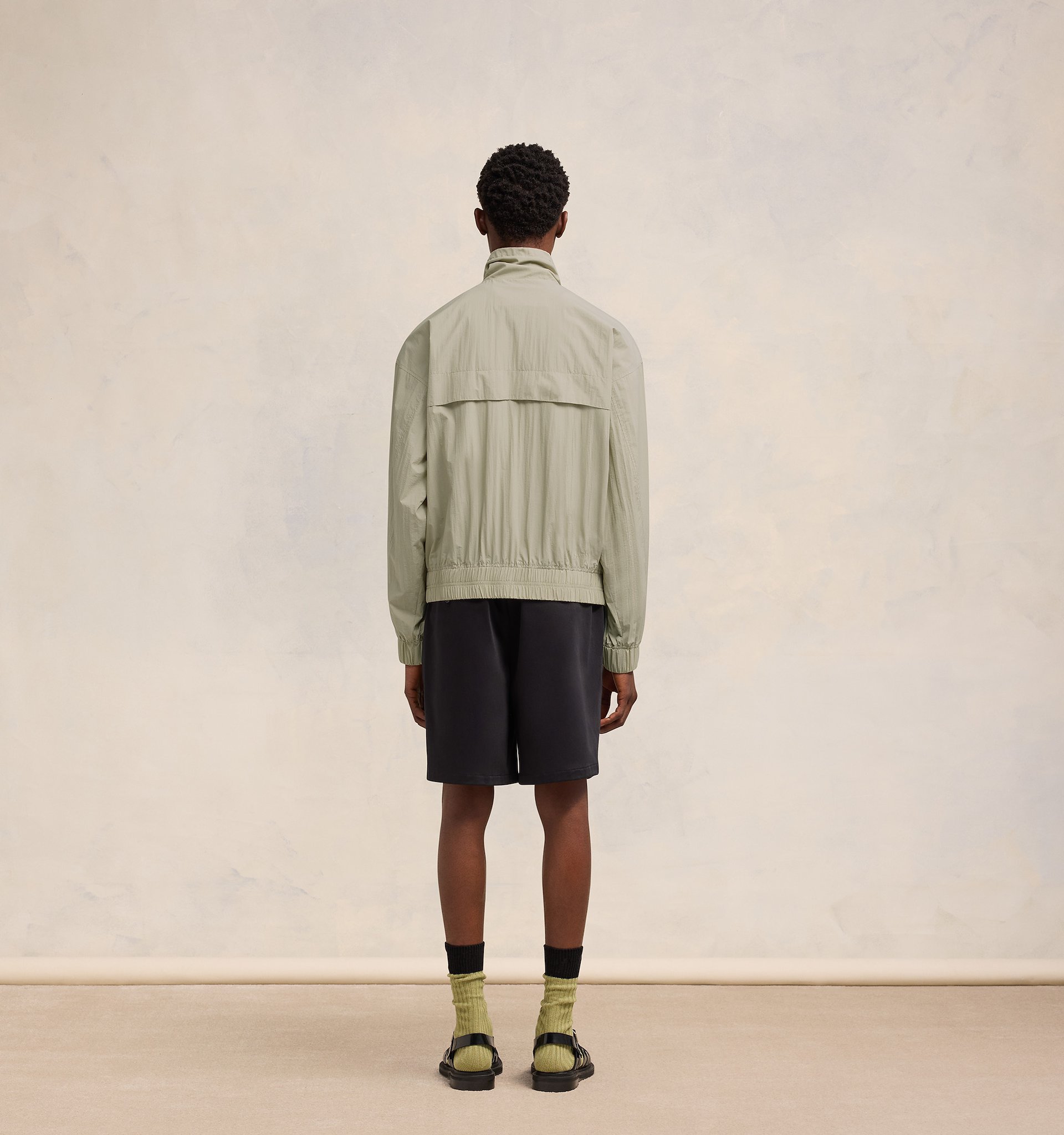 AMI ALEXANDRE MATTIUSSI AMI PARIS ZIP-UP LIGHTWEIGHT JACKET