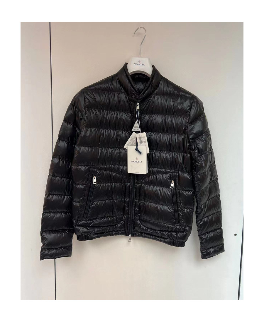 Shop Moncler Acorus Quilted Down Jacket In Black