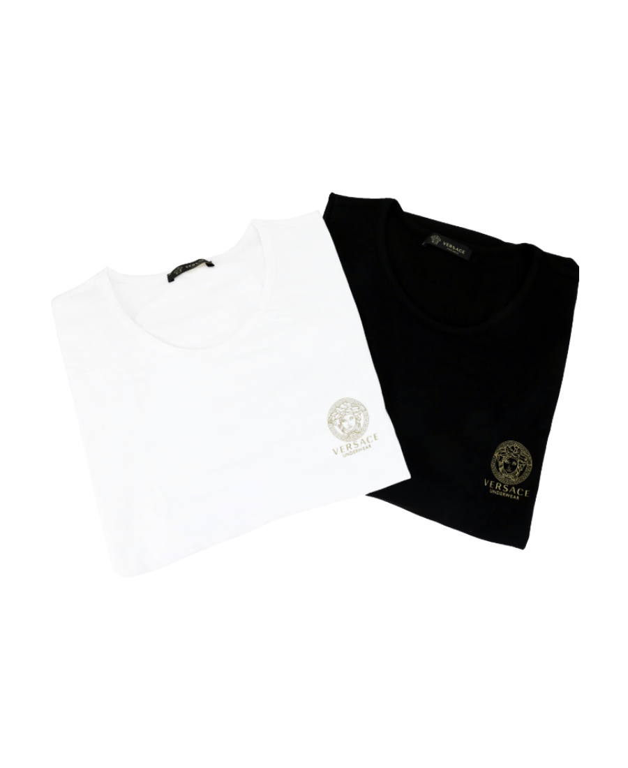 Versace Medusa Cotton T-shirt In White
