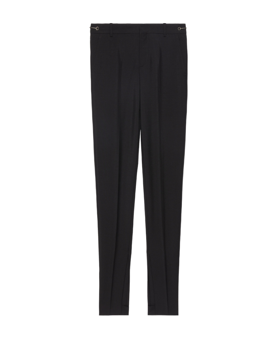 Gucci Cotton Jersey Trousers With Embroidery In Black