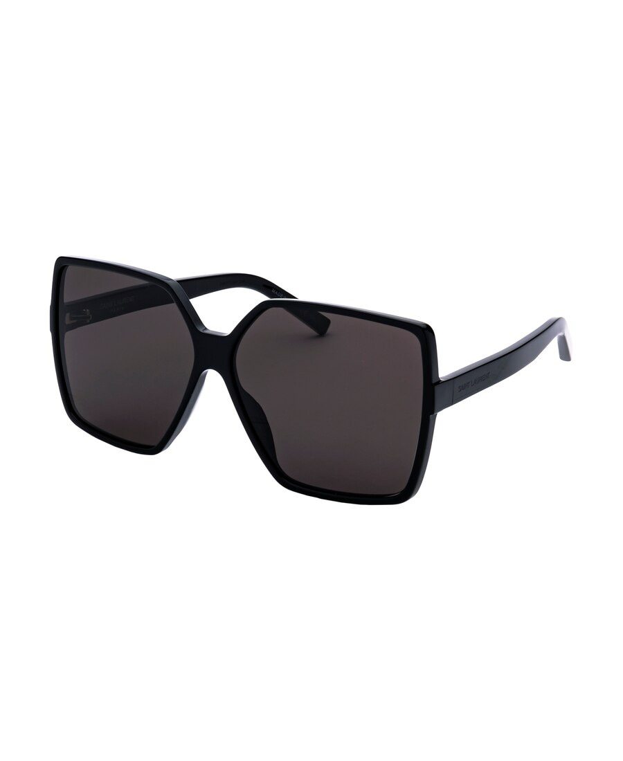 Saint Laurent Extra-large Frame Sunglasses In Black