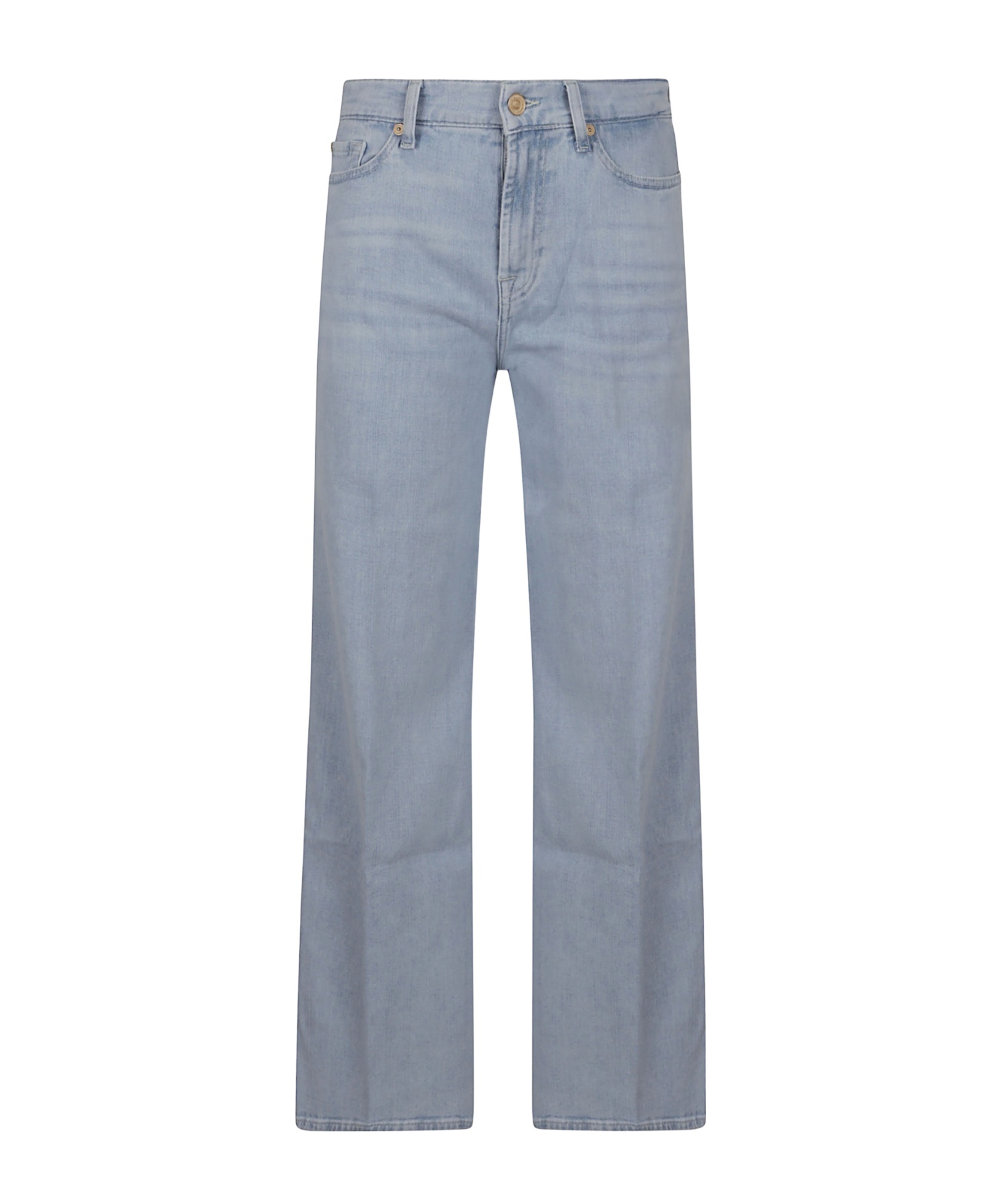 7 For All Mankind Flared Jeans In Blue