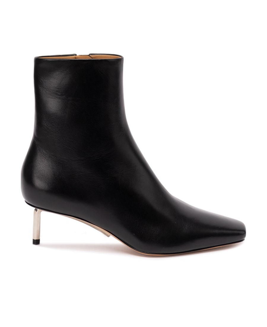 Off-white Allen 60mm Leather Ankle Boots In Black