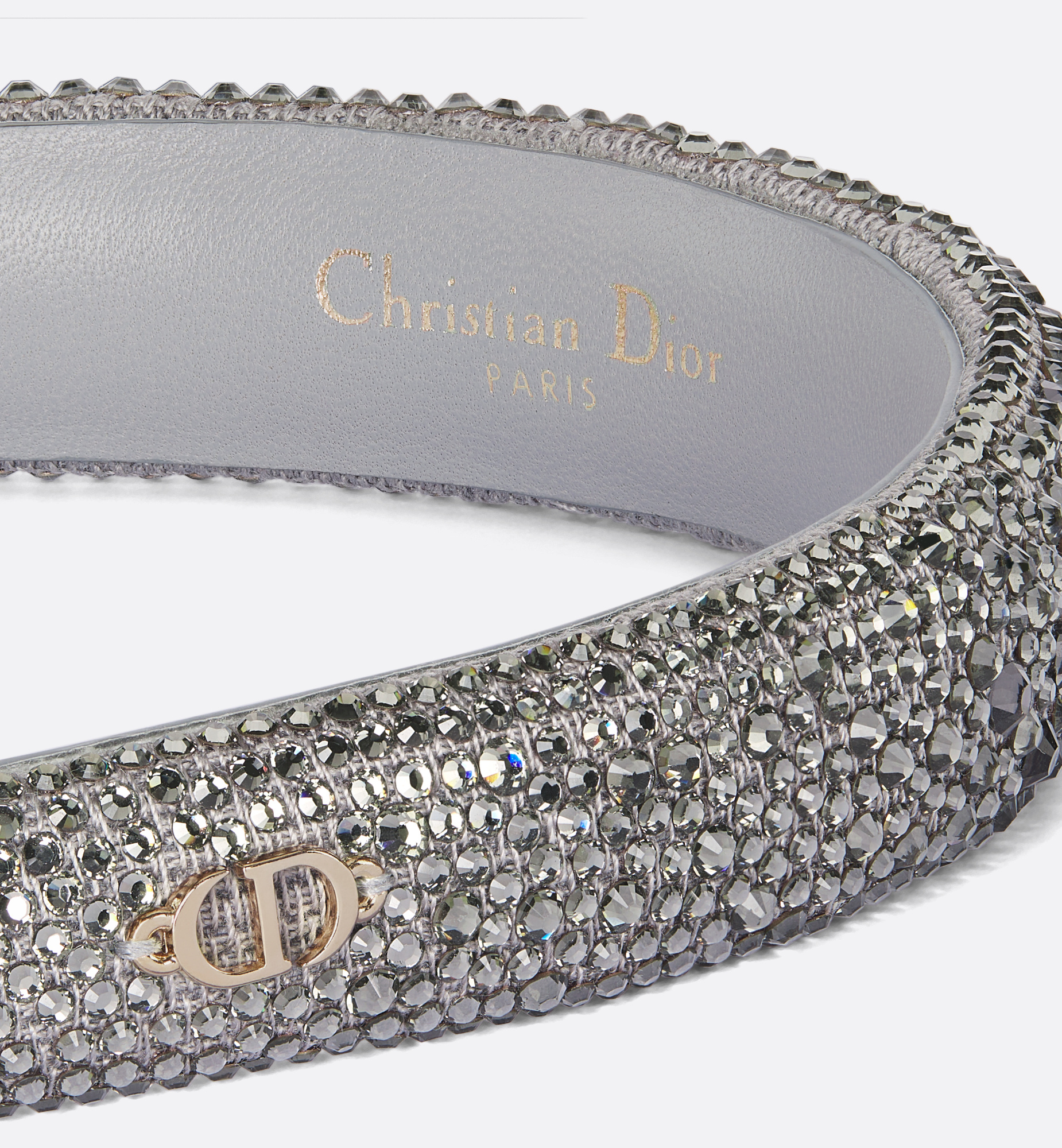 Dior Band Hair Band In Gray