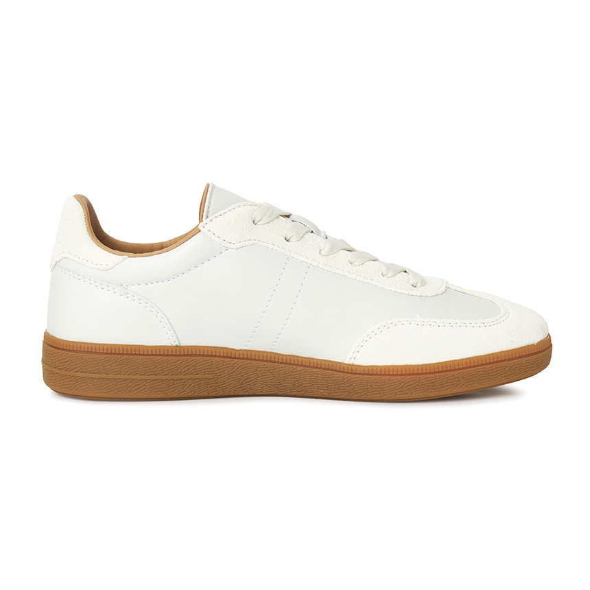 Max Mara Lace-up Sneakers In White