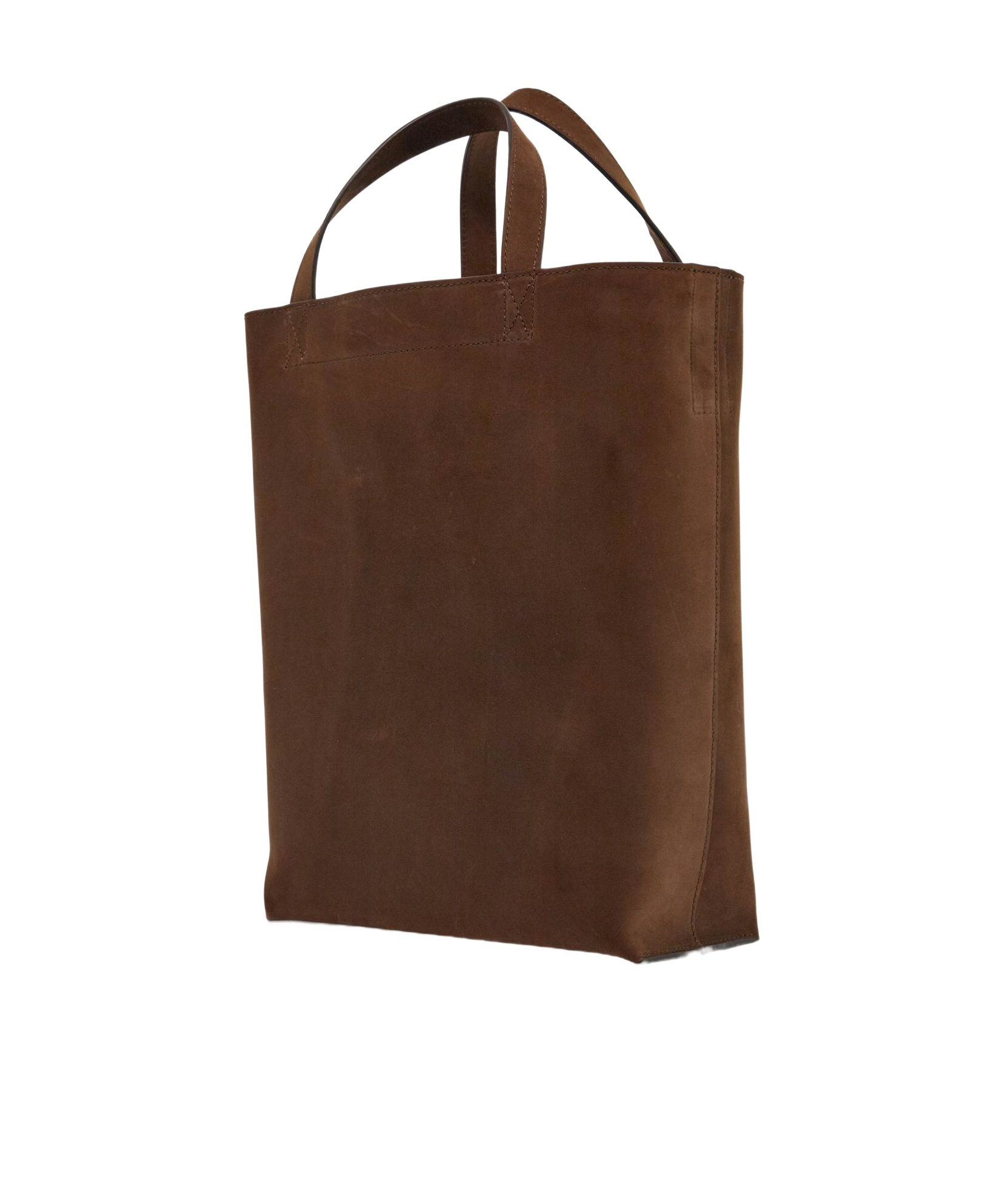 Apc A.p.c. Logo Printed Medium Tote Bag In Brown
