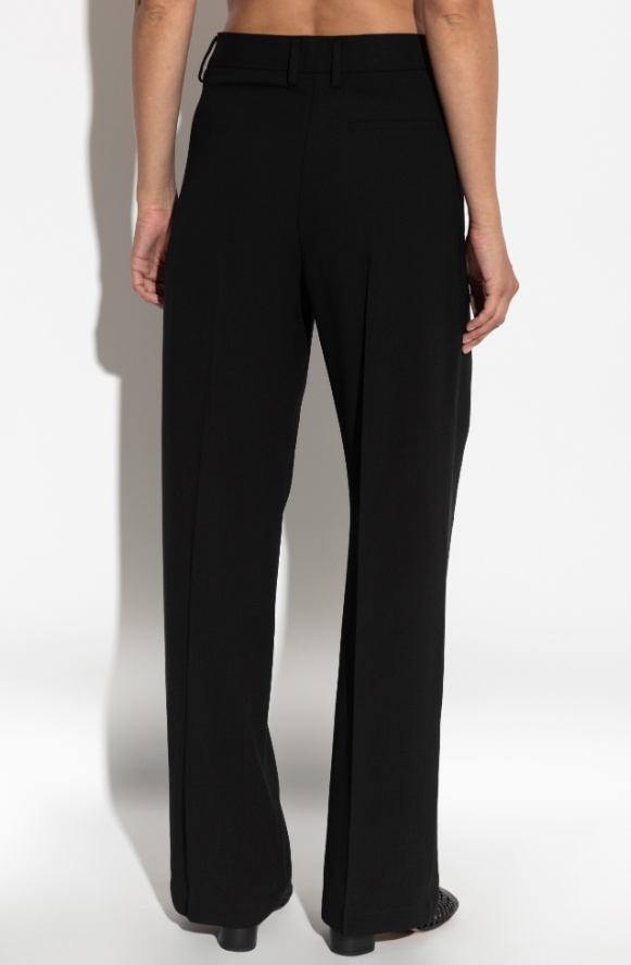Forte Forte Vela Pleated Trousers In Black