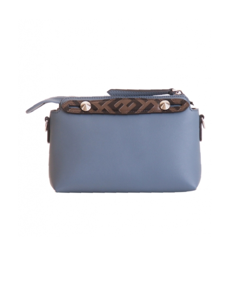 Fendi Mini By The Way Shoulder Bag In Gray