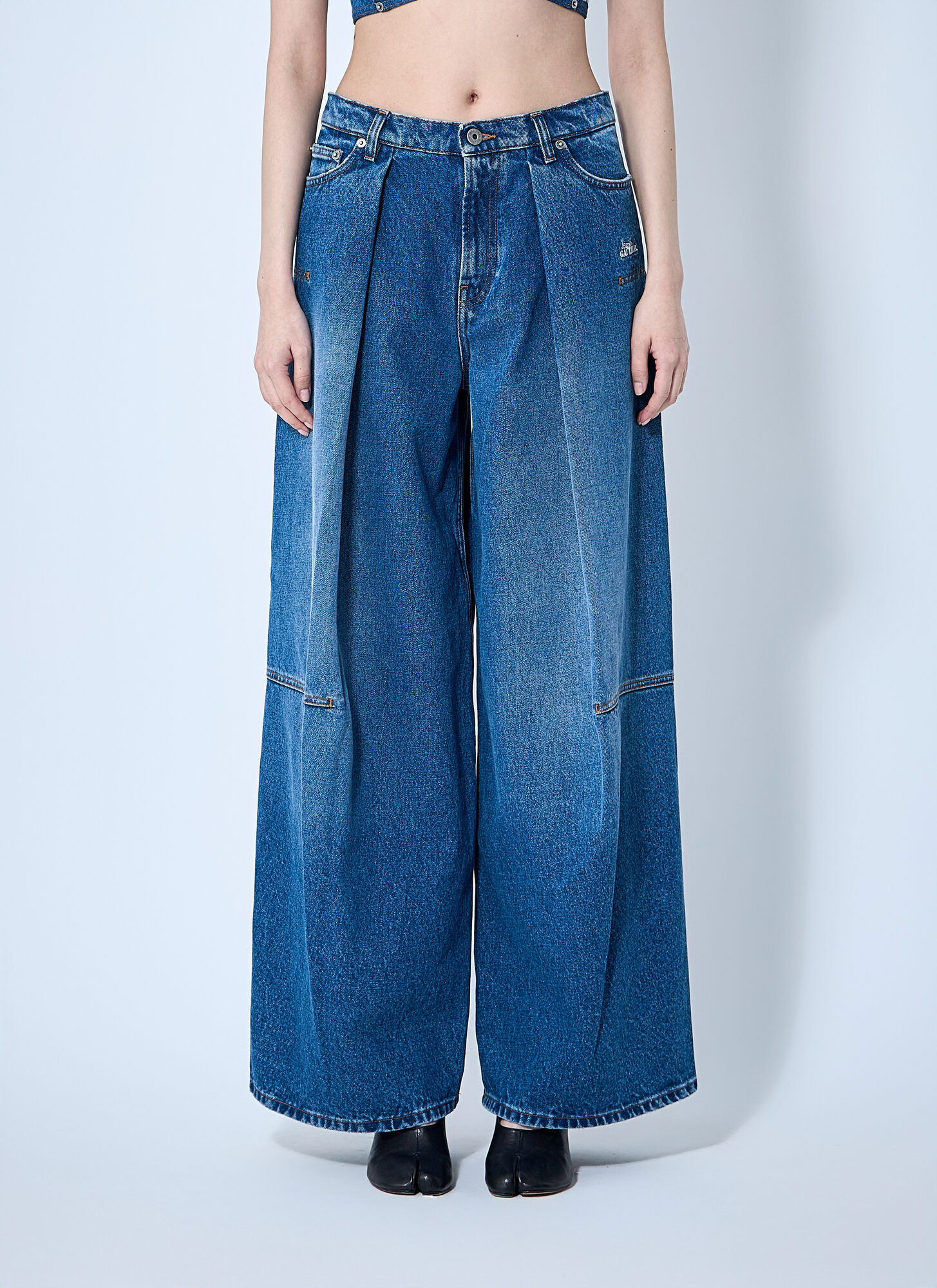 Jean Paul Gaultier Women Loose Denim Jeans