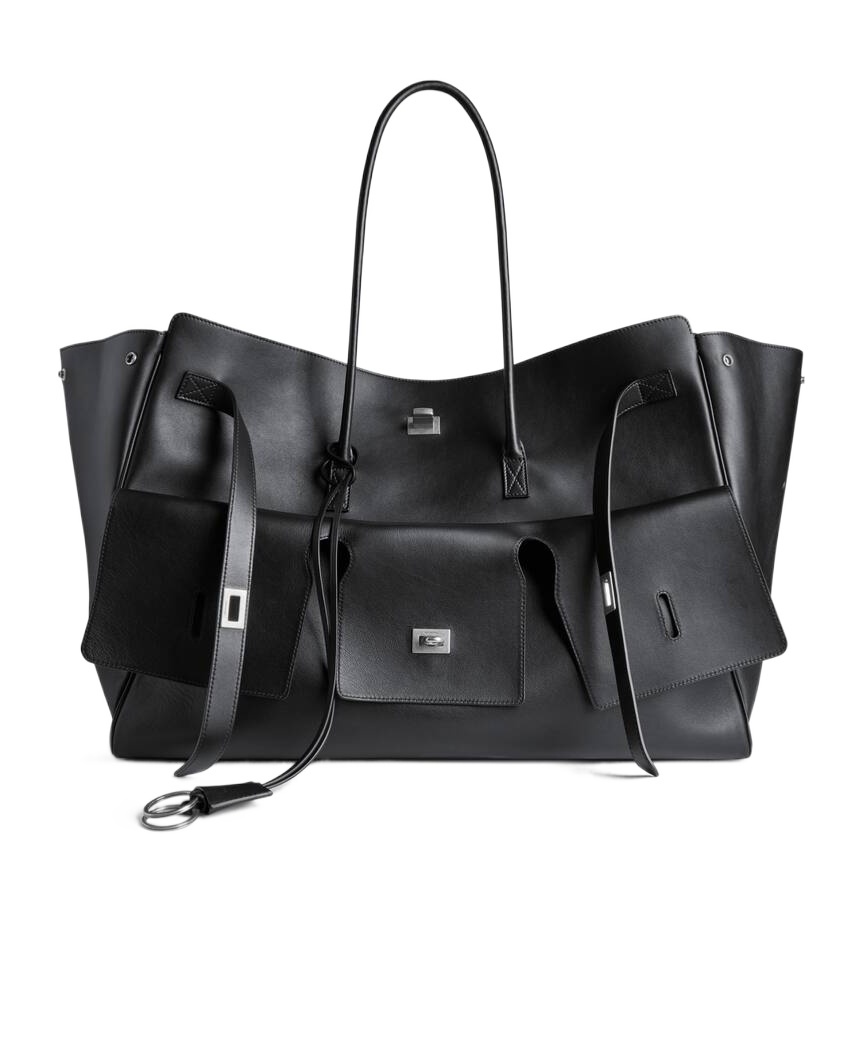 Balenciaga Bel Air Xl Carry All Bag In Black In Black