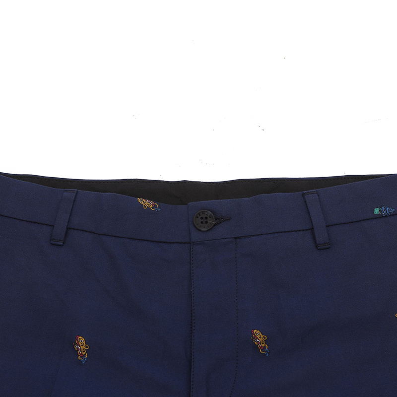 Kenzo Embroidered Shorts In Black