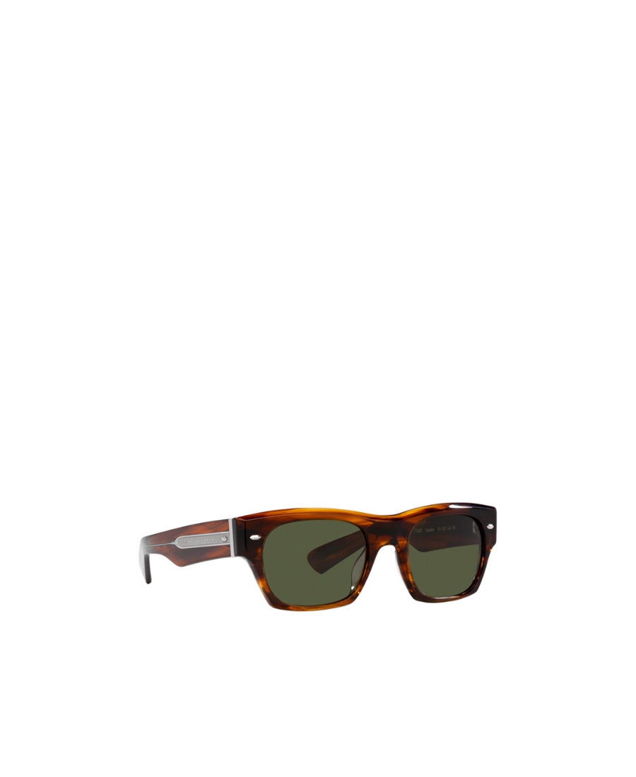 Oliver Peoples Tortoiseshell-effect Rectangle-frame Sunglasses