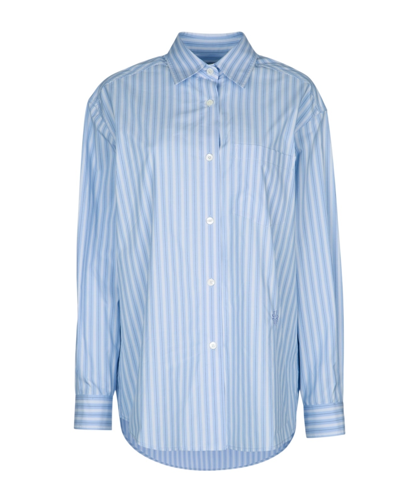Shop Jacob Cohen Striped Shirt In Blue