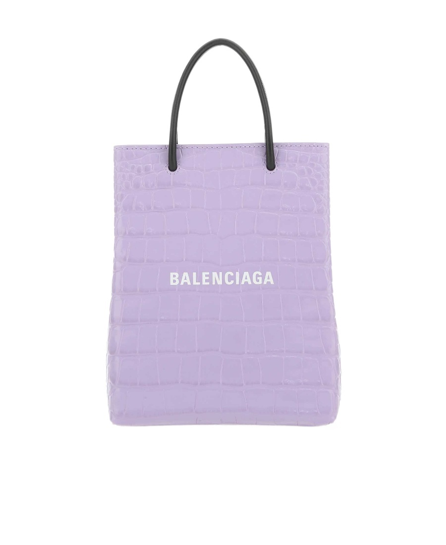 Balenciaga Women's Lilac Leather Handbag In Purple