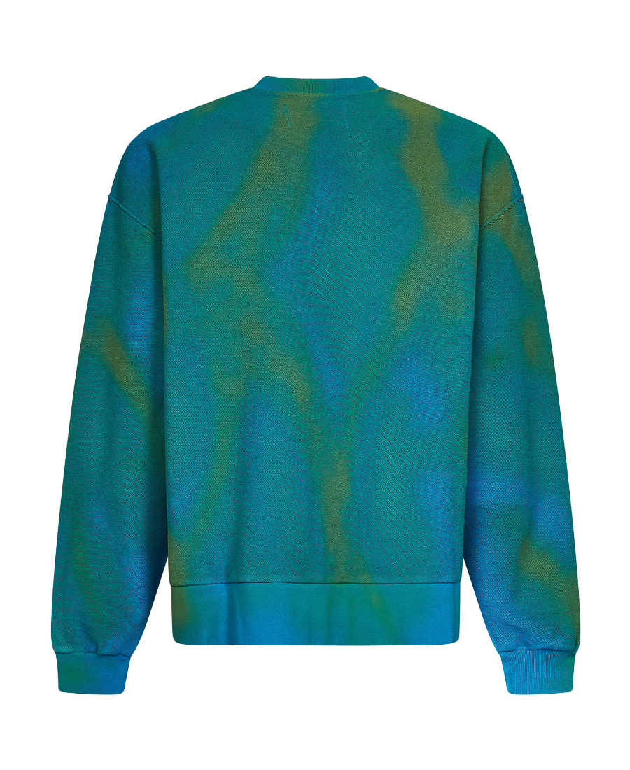 Bonsai Spray-effect Sweatshirt In Green