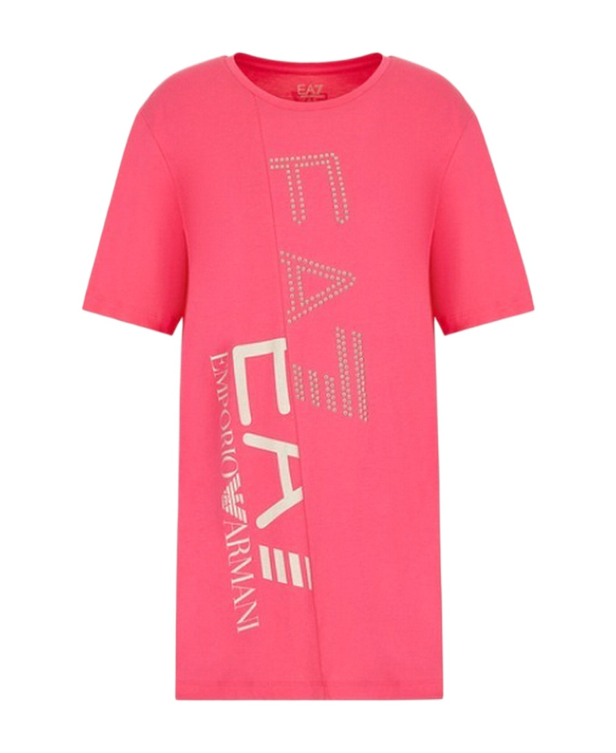 EA7 T-SHIRT WITH ROUND NECK AND SHORT SLEEVES