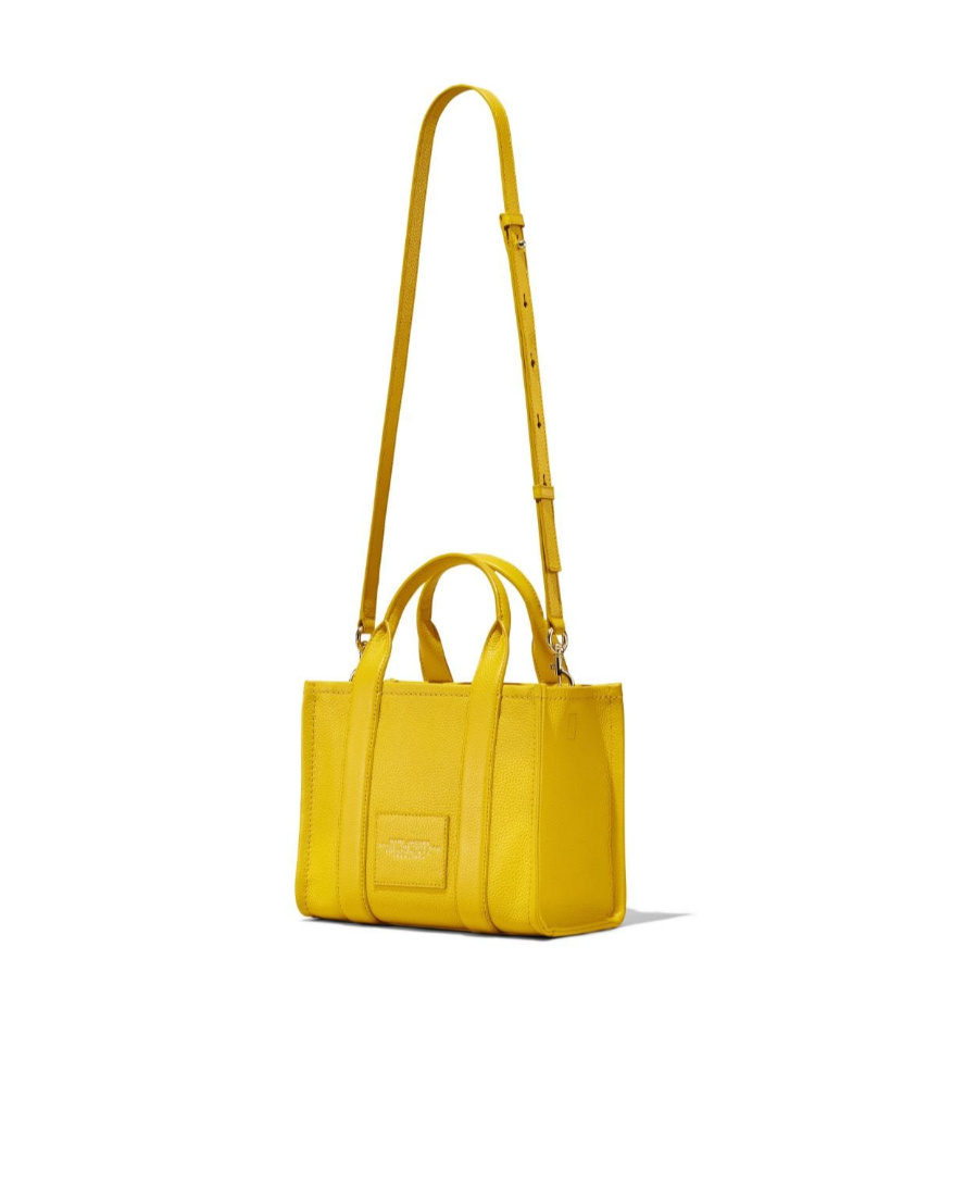 Marc Jacobs The Mini Leather Tote Bag In Yellow