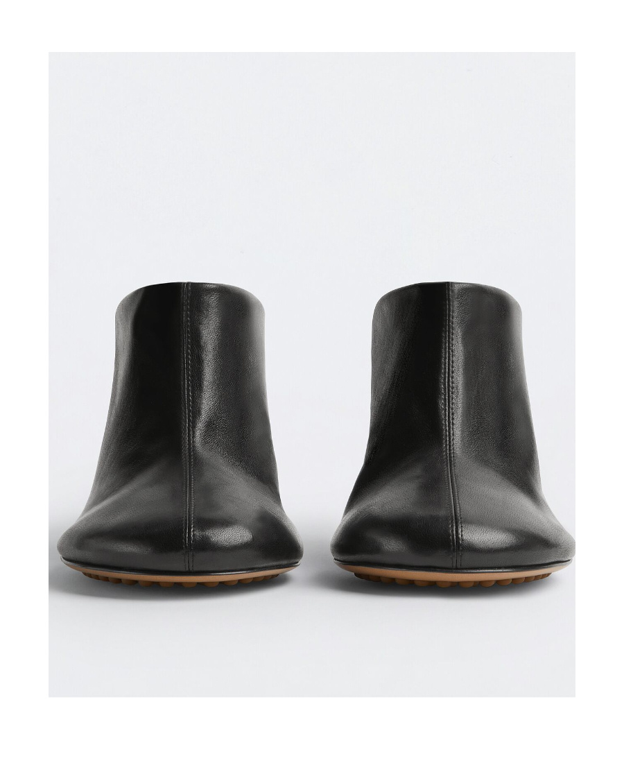 Bottega Veneta 90mm Leather Mules In Black