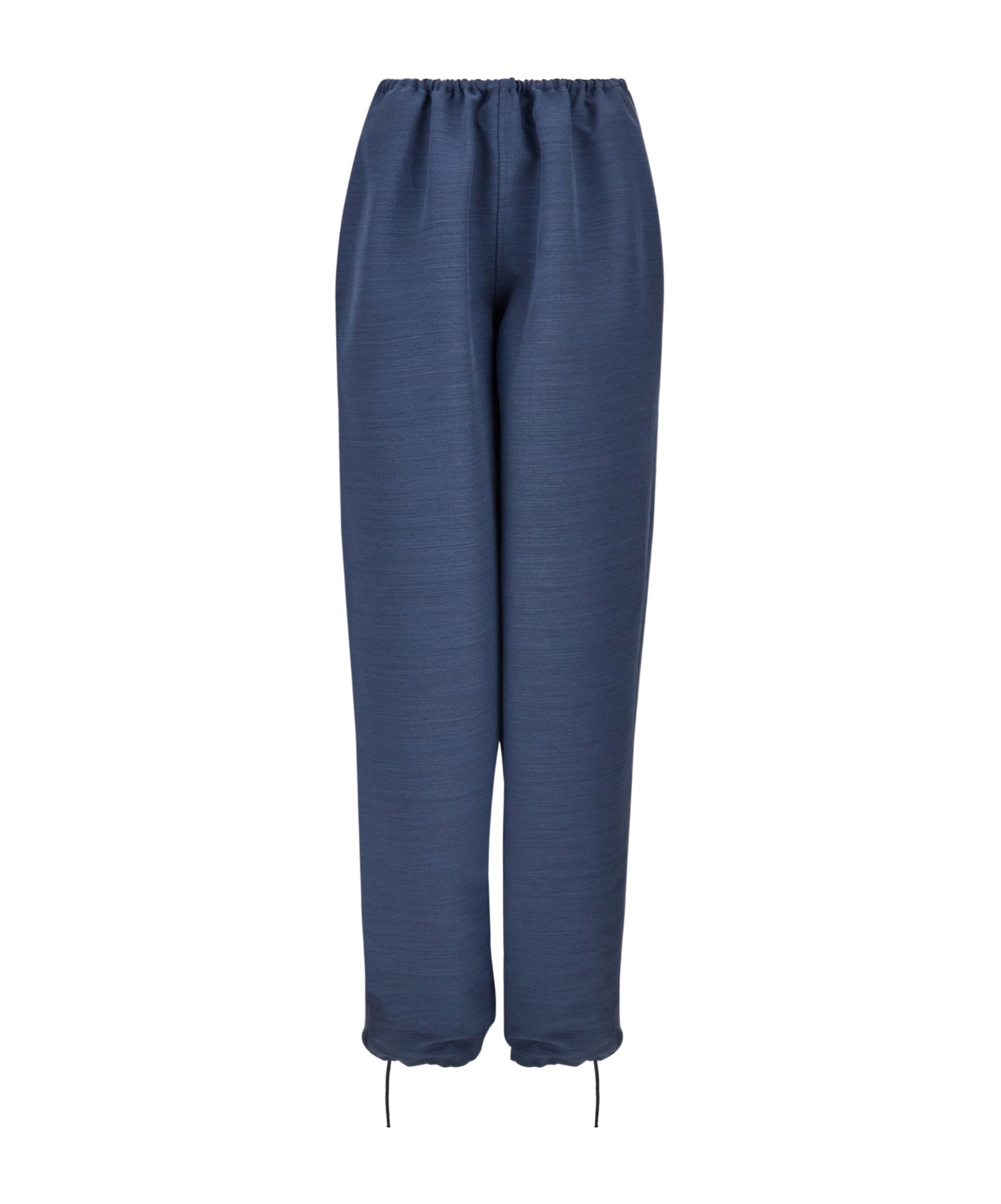 Ferragamo Loose Leg Trouser In Blue