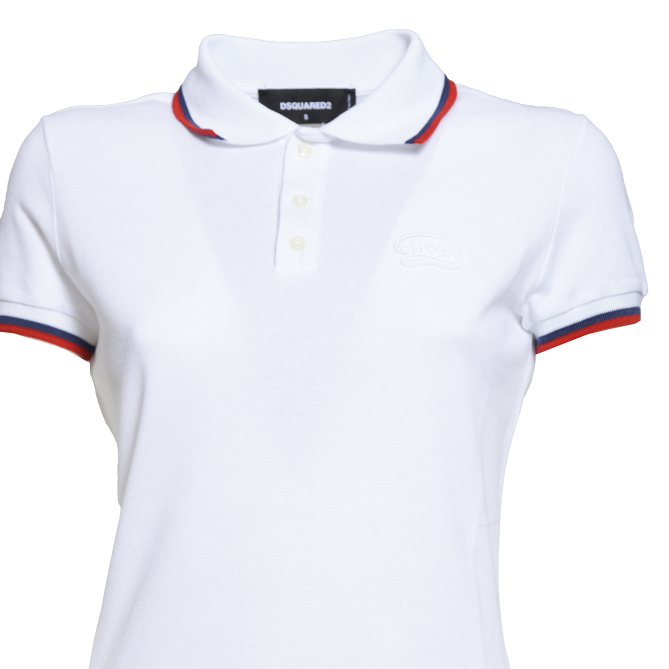 Dsquared2 Woman Mini Dress White Size S Cotton In White