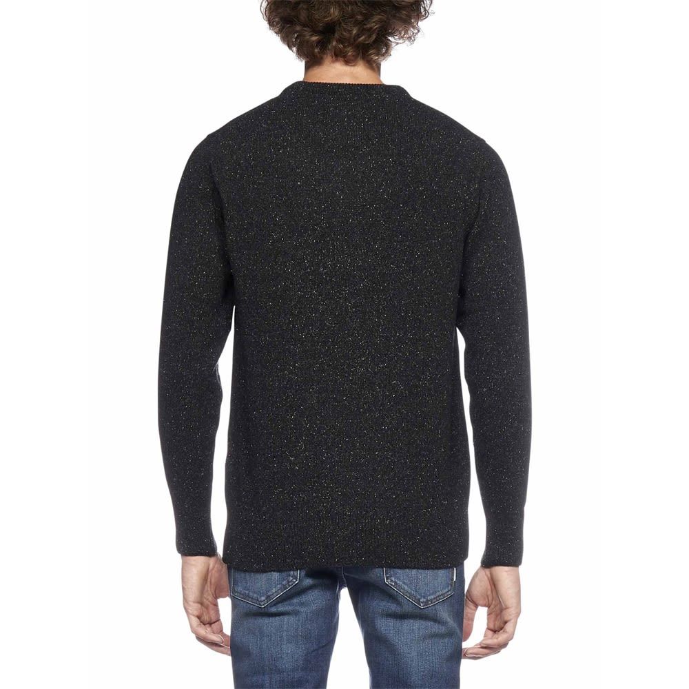 Barbour Tisbury Crewneck Knitted Jumper In Black