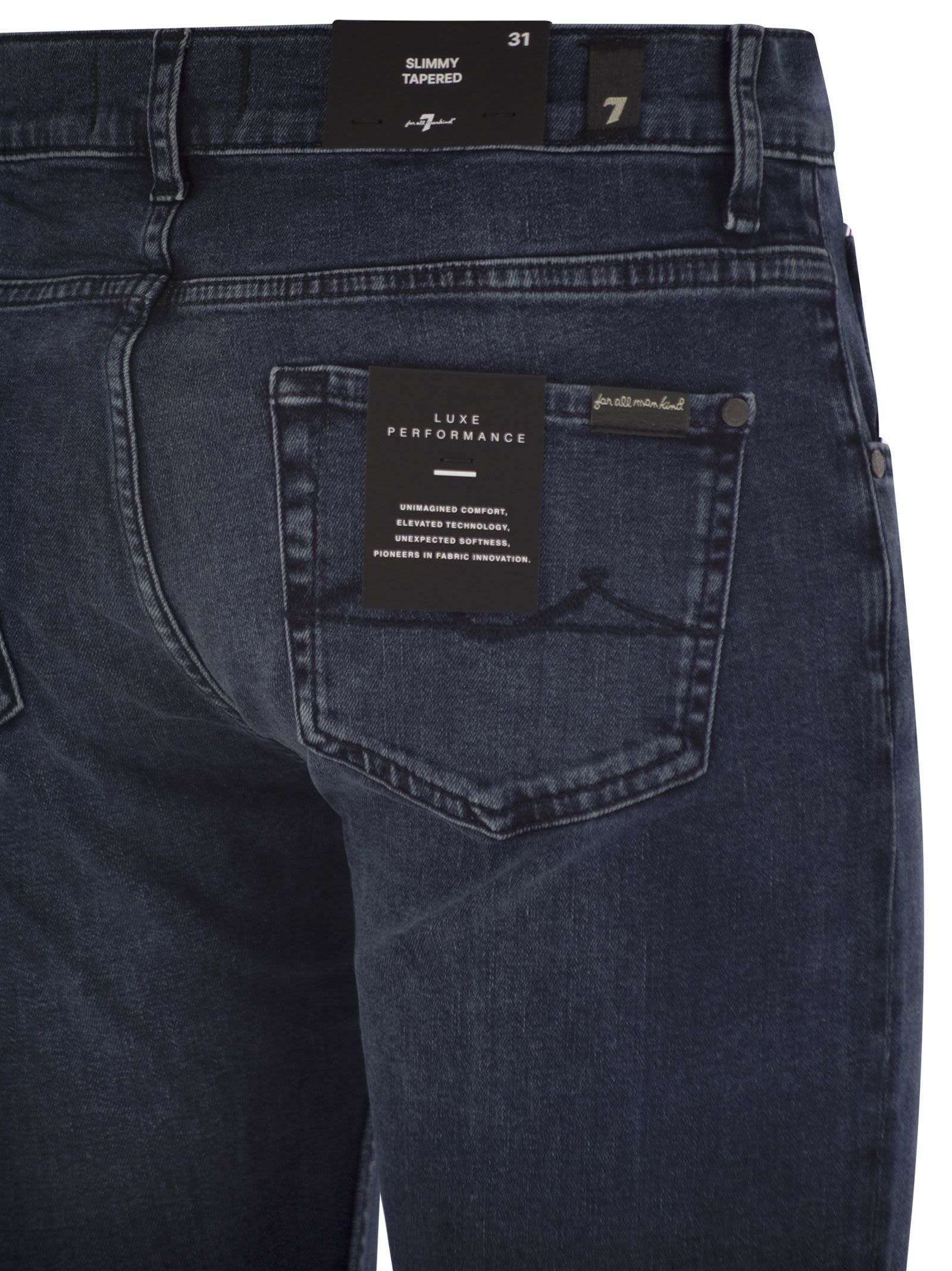7 For All Mankind Mid-rise Skinny Jeans In Multi