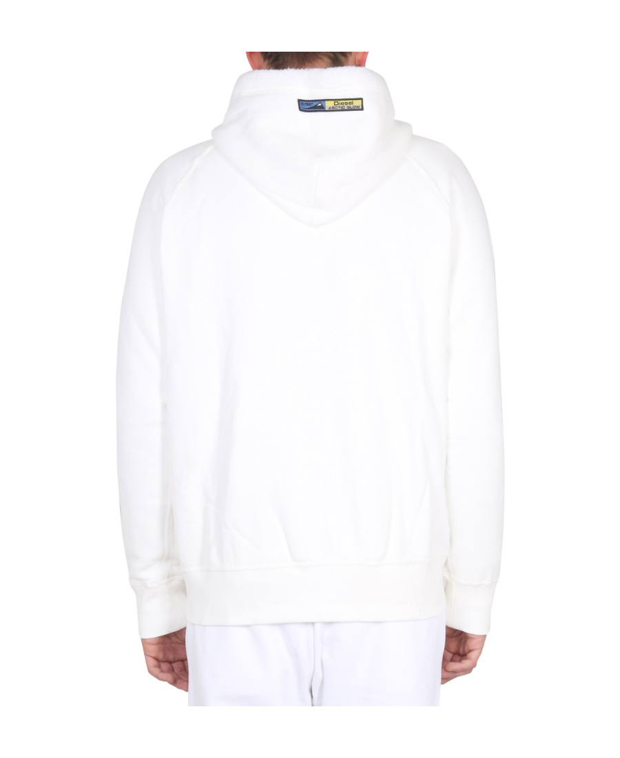 Diesel Sweatshirt With Logo In White