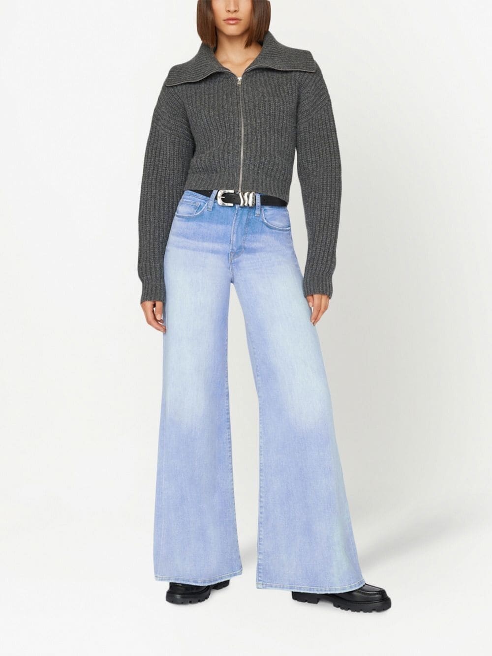 FRAME FRAME HIGH-WAIST WIDE-LEG JEANS