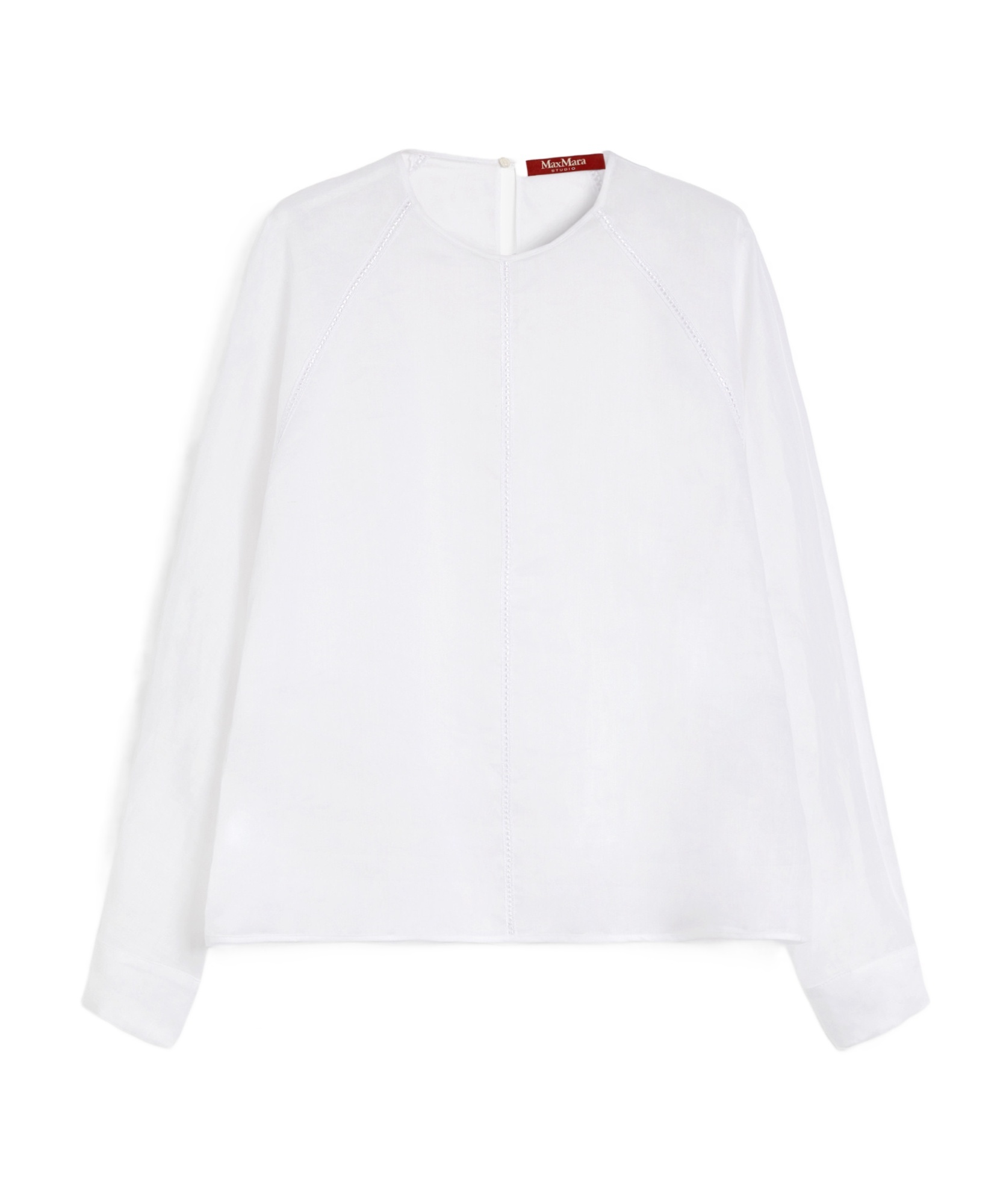 Max Mara Long Sleeve Shirt In White