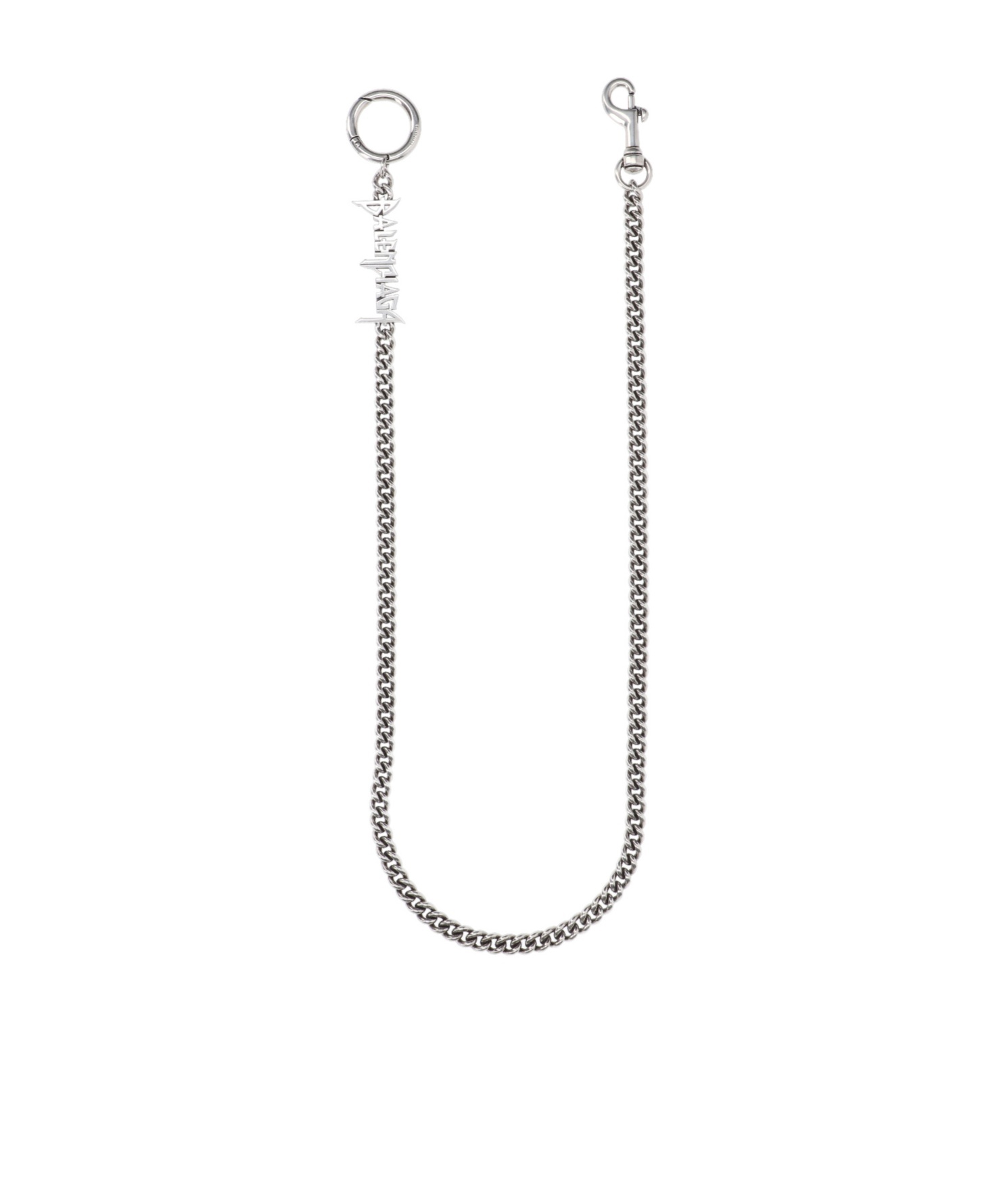 Balenciaga Shiny Keyring Metallic Finish Wallet